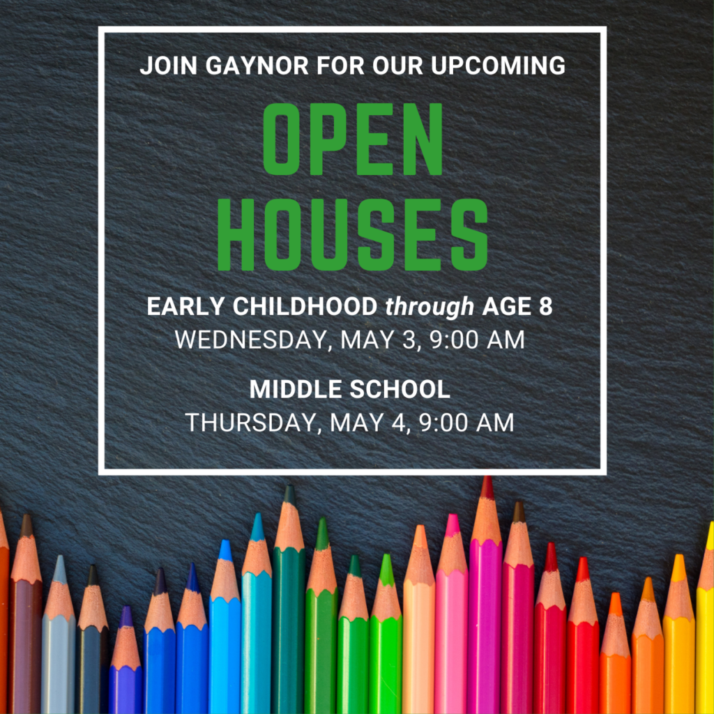 Join Us for Our Admissions Open Houses Stephen Gaynor School