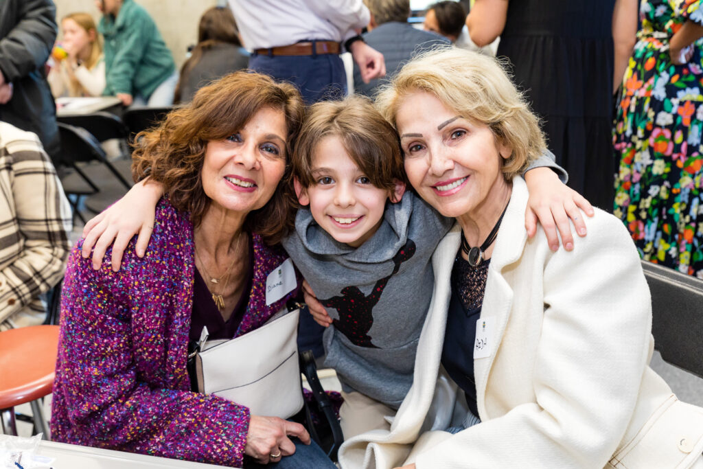 Friends and family joined students in their classrooms