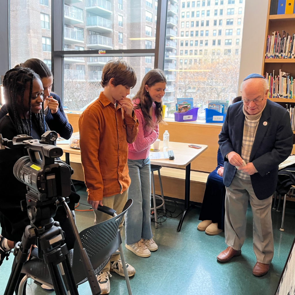 Students interview Holocaust survivors for Names, Not Numbers