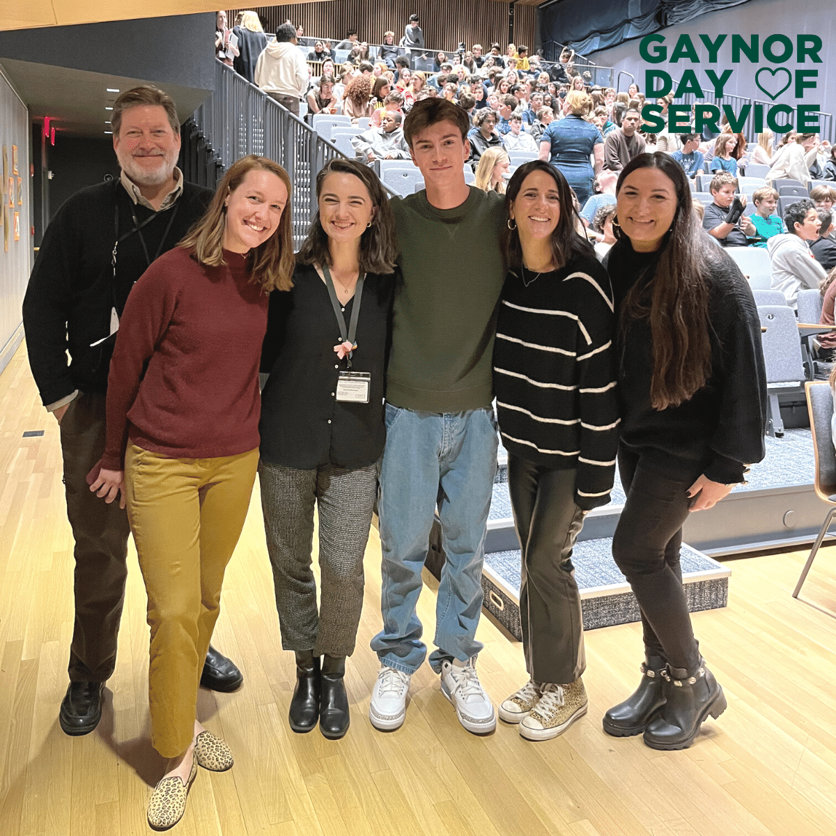 Gaynor Alum Ronan Sennott ’19 Shares the Importance of Giving Back at Day of Service Assembly