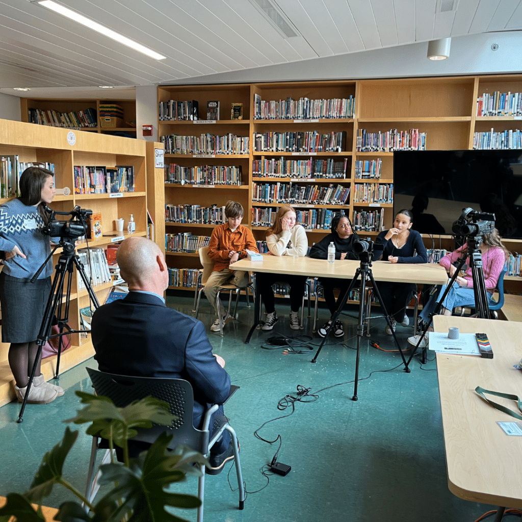 Students interview Holocaust survivors for Names, Not Numbers