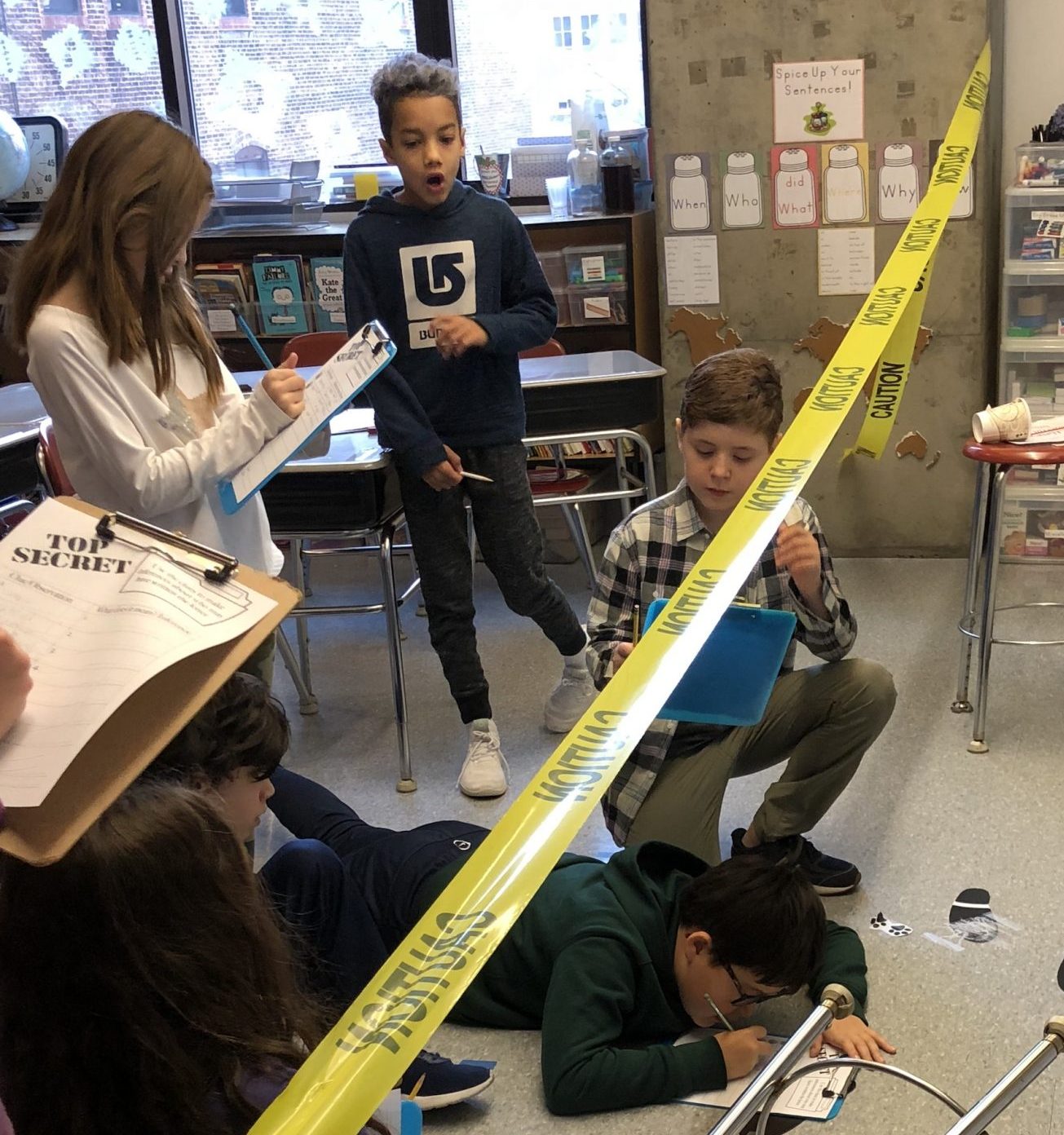 Using Inference Skills By Deciphering “Crime Scene” Clues