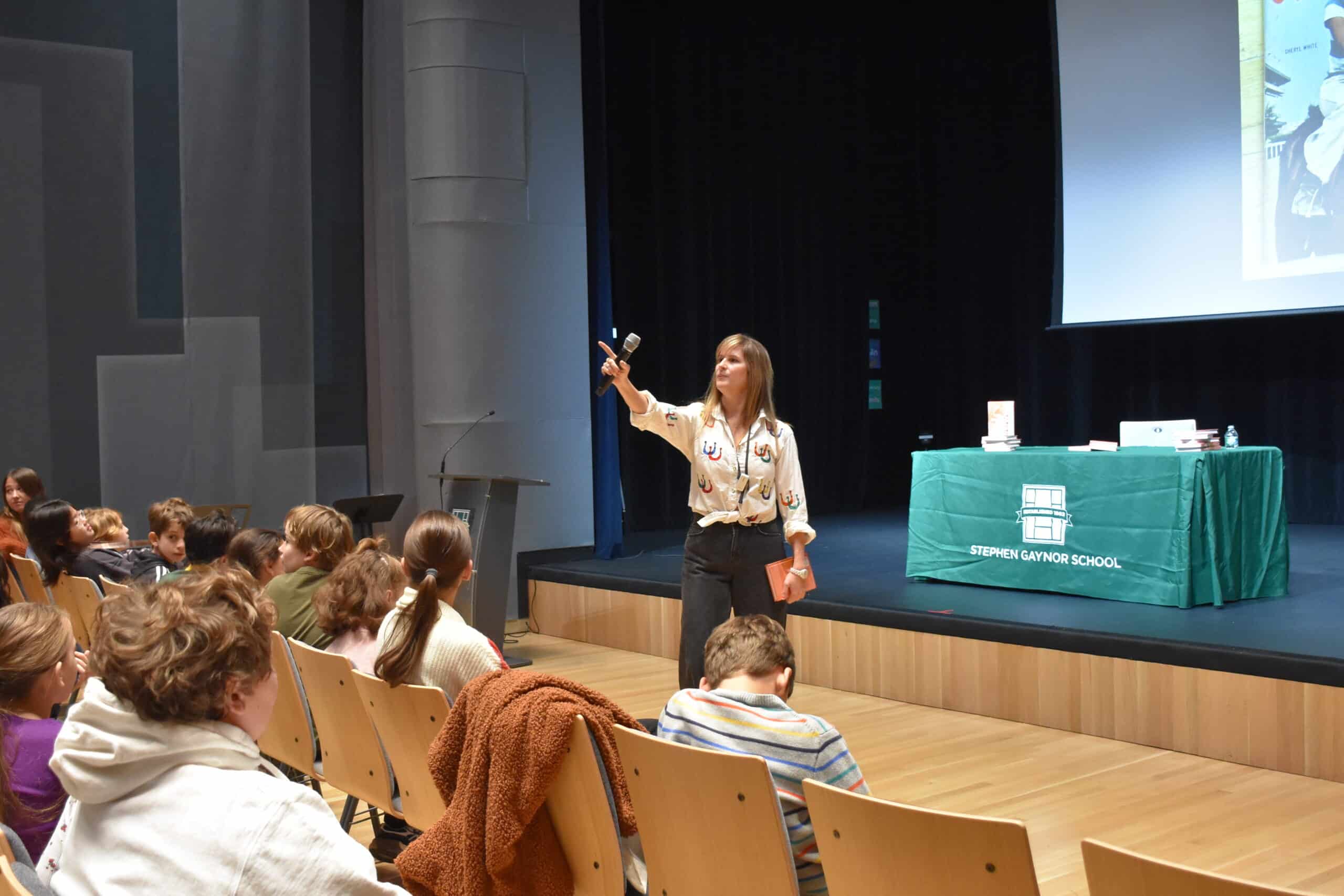 Author and Journalist Sarah Maslin Nir Visits Gaynor