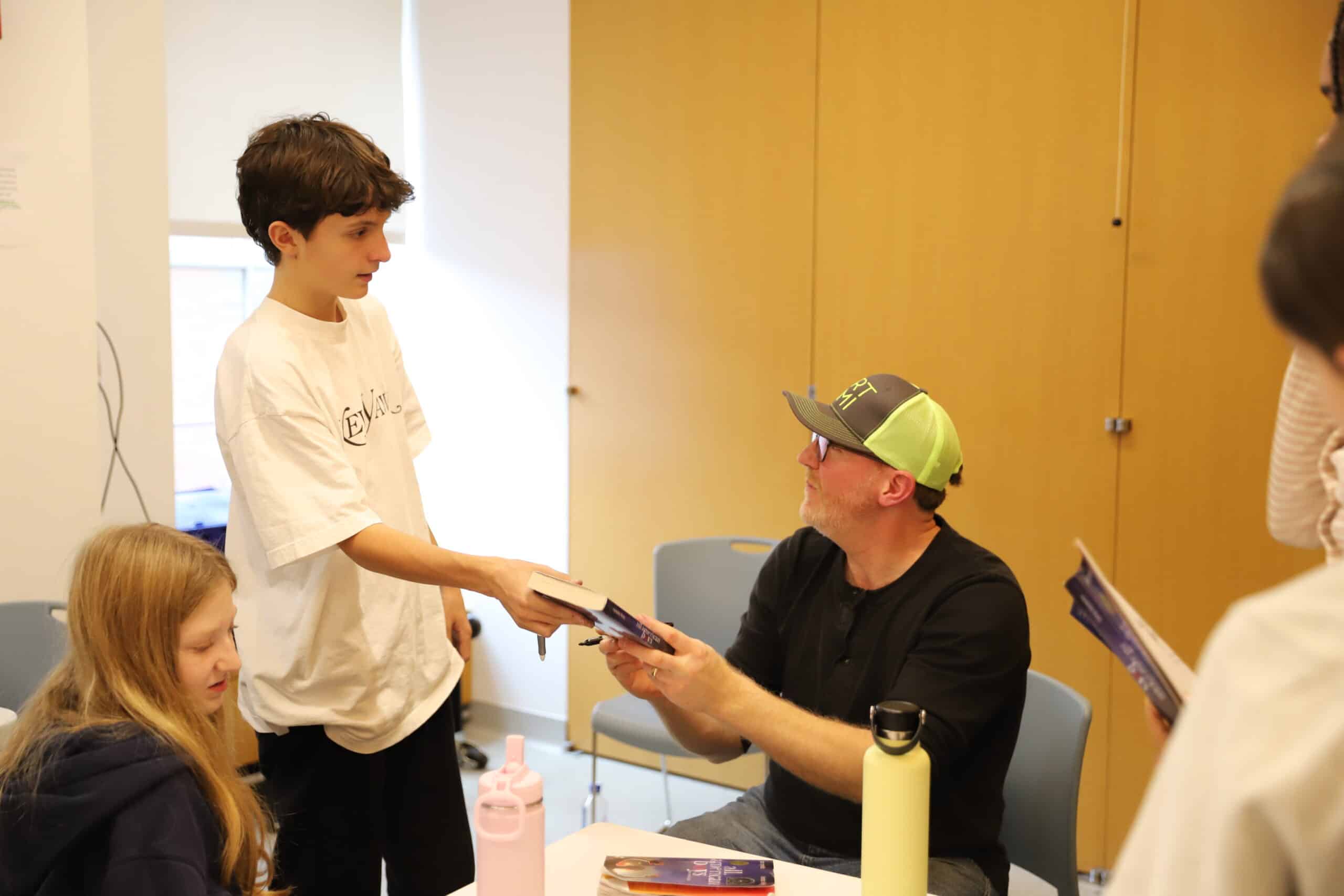 Best-selling Author Brendan Kiely Visits the Blue Cluster