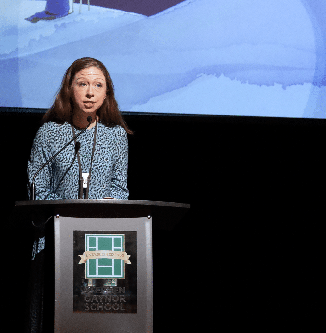 Author Chelsea Clinton visits Gaynor