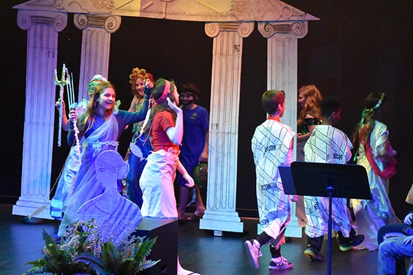 Greek Gods and Goddesses Fashion a Historic Event