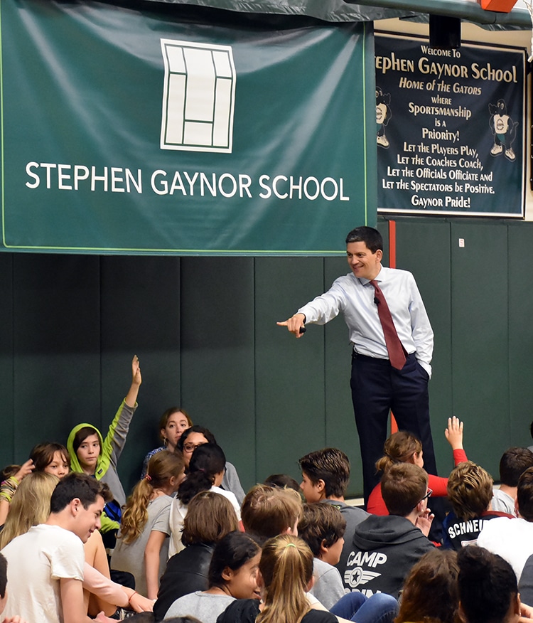 David Miliband Discusses How Best to Help Refugees